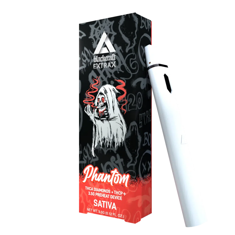 Extrax BlackCraft 3.5g Pre-Heat THC-A+Diamonds+THC-P Disposable 1ct - Premium  from H&S WHOLESALE - Just $16! Shop now at H&S WHOLESALE