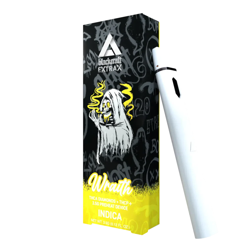 Extrax BlackCraft 3.5g Pre-Heat THC-A+Diamonds+THC-P Disposable 1ct - Premium  from H&S WHOLESALE - Just $16! Shop now at H&S WHOLESALE