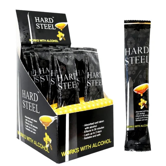Hard Steel Honey 12ct Display - Premium  from H&S WHOLESALE - Just $10! Shop now at H&S WHOLESALE