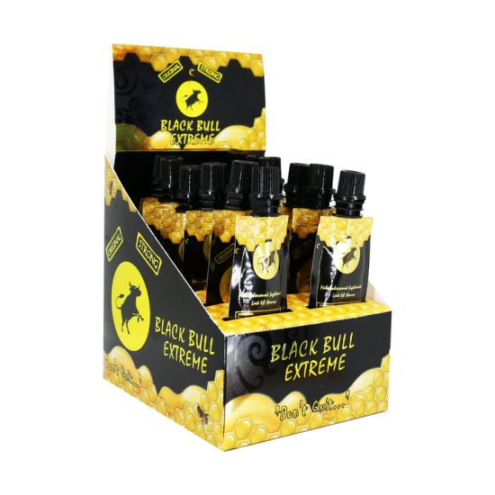 Black Bull Honey 12ct Display - Premium  from H&S WHOLESALE - Just $18! Shop now at H&S WHOLESALE