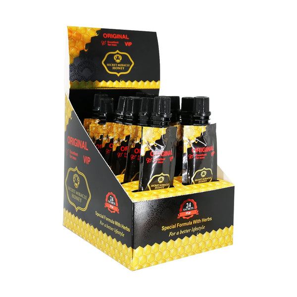 Secret Miracle VIP Honey Original 12ct Display - Premium  from H&S WHOLESALE - Just $18! Shop now at H&S WHOLESALE
