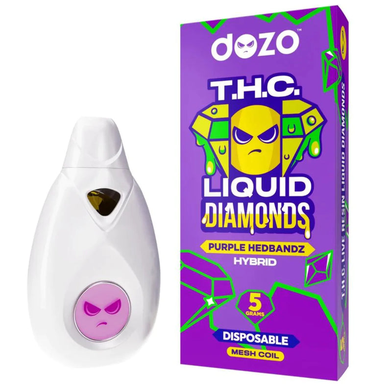 DOZO T.H.C Liquid Diamond 5g Disposable Vape 1ct - Premium  from H&S WHOLESALE - Just $24! Shop now at H&S WHOLESALE