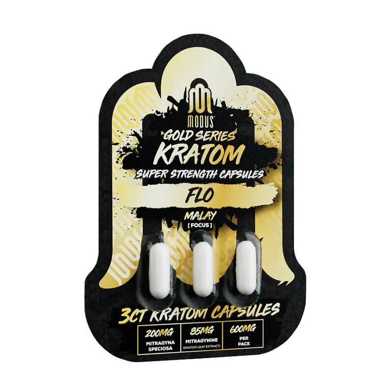 Modus Gold Series Kratom Super Strength 600mg 3ct Capsule 1ct - Premium  from H&S WHOLESALE - Just $10! Shop now at H&S WHOLESALE