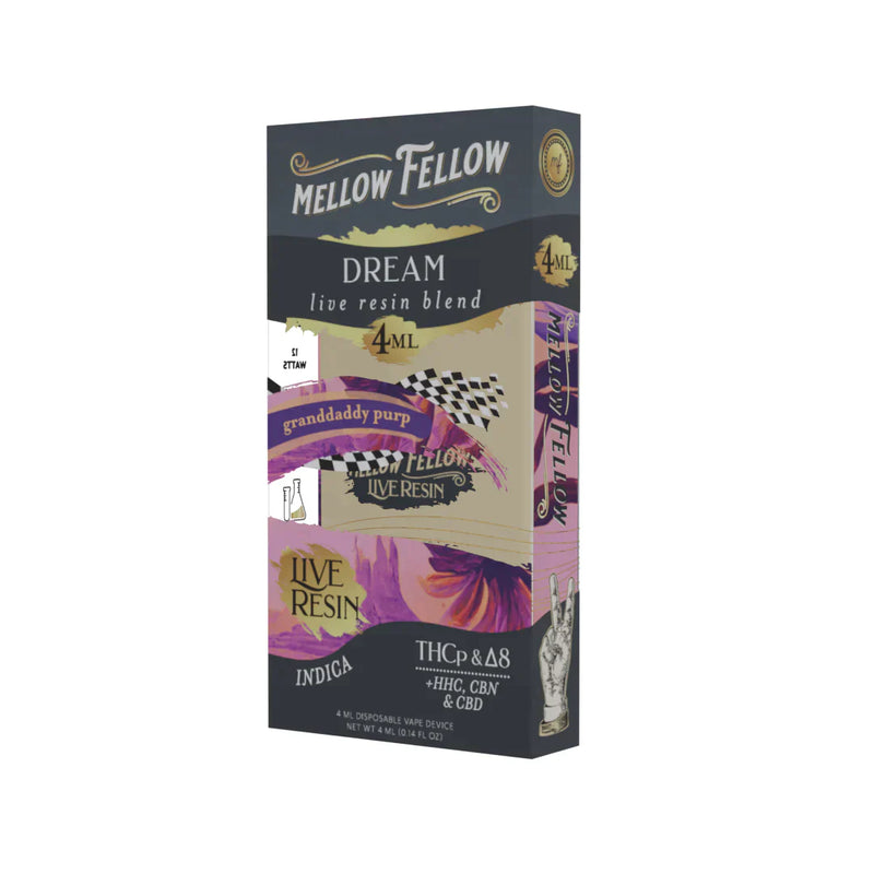 Mellow Fellow Live Resin Blend 4g Disposable Vape 1ct - Premium  from H&S WHOLESALE - Just $25! Shop now at H&S WHOLESALE