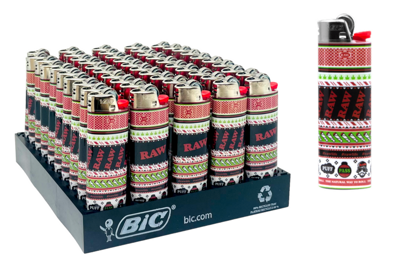 Bic big Lighter Raw With Design 50ct - Premium  from H&S WHOLESALE - Just $75! Shop now at H&S WHOLESALE