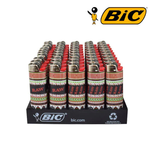 Bic big Lighter Raw With Design 50ct - Premium  from H&S WHOLESALE - Just $75! Shop now at H&S WHOLESALE