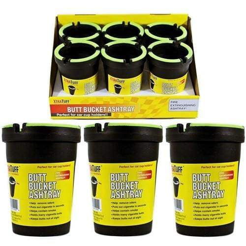 Xtra Tuff Butt Bucket Ashtray 6ct Display - Premium  from H&S WHOLESALE - Just $12! Shop now at H&S WHOLESALE