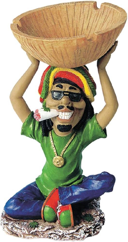 18’’ Jamaican Ashtray XXL 1ct - Premium  from H&S WHOLESALE - Just $40! Shop now at H&S WHOLESALE