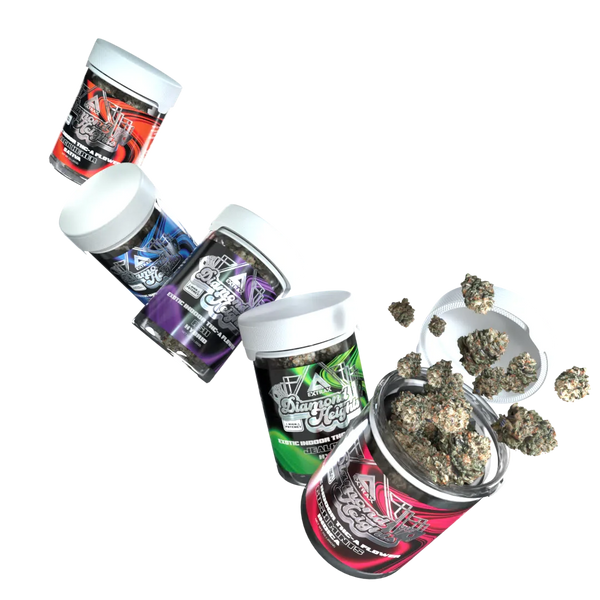 Extrax Diamond Heights Exotic Indoor THC-A Flower 7g 1ct Jar - Premium  from H&S WHOLESALE - Just $32! Shop now at H&S WHOLESALE