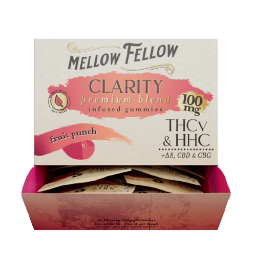 Mellow Fellow M-Fusion Creativity Blend 2pc 100mg THC-V+HHC+D8 30ct Display - Premium  from H&S WHOLESALE - Just $45! Shop now at H&S WHOLESALE