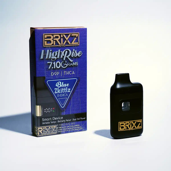 Dazed Brixz NYC High Rise 7.1g D9P+THC-A Disposable Vape 1ct - Premium  from H&S WHOLESALE - Just $23.50! Shop now at H&S WHOLESALE