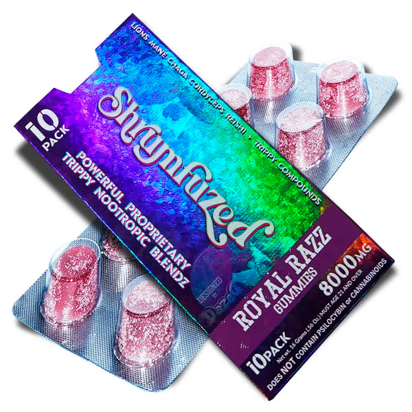 Dazed Shrumfuzed 10pk Gummies 8000mg 1ct - Premium  from H&S WHOLESALE - Just $17! Shop now at H&S WHOLESALE