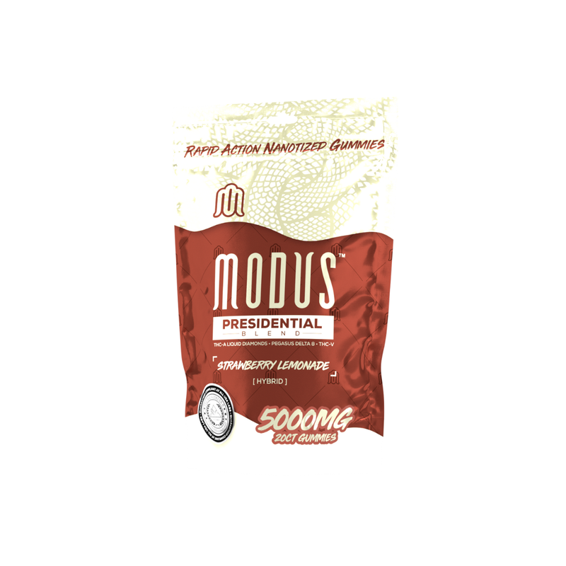 Modus Presidential Blend 5000mg THC-A+ Liquid Diamonds+ Delta 8+ THC-V Gummies 5ct Display - Premium  from H&S WHOLESALE - Just $78.75! Shop now at H&S WHOLESALE