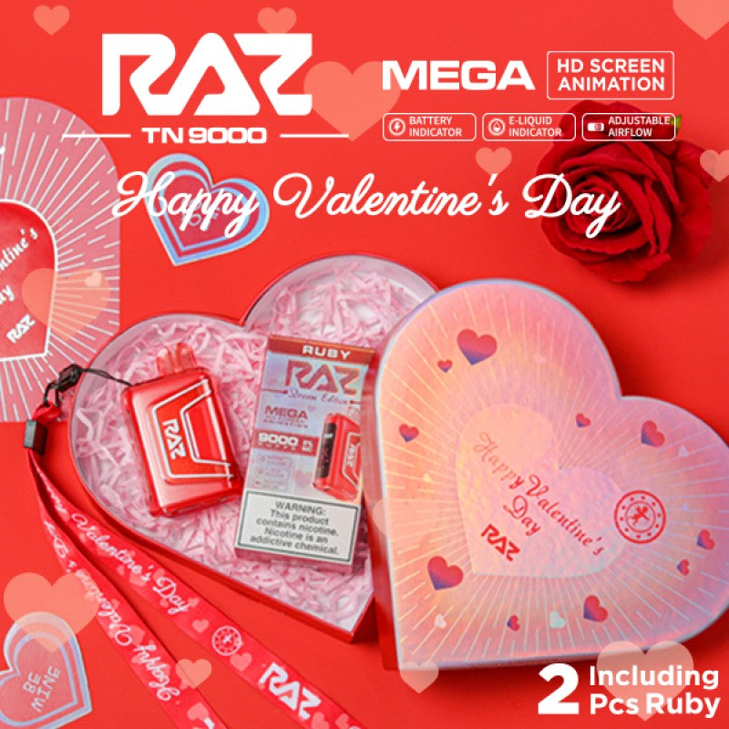 RAZ TN9000 Puffs Valentine’s Day Gift Box 1ct - Premium  from H&S WHOLESALE - Just $22! Shop now at H&S WHOLESALE