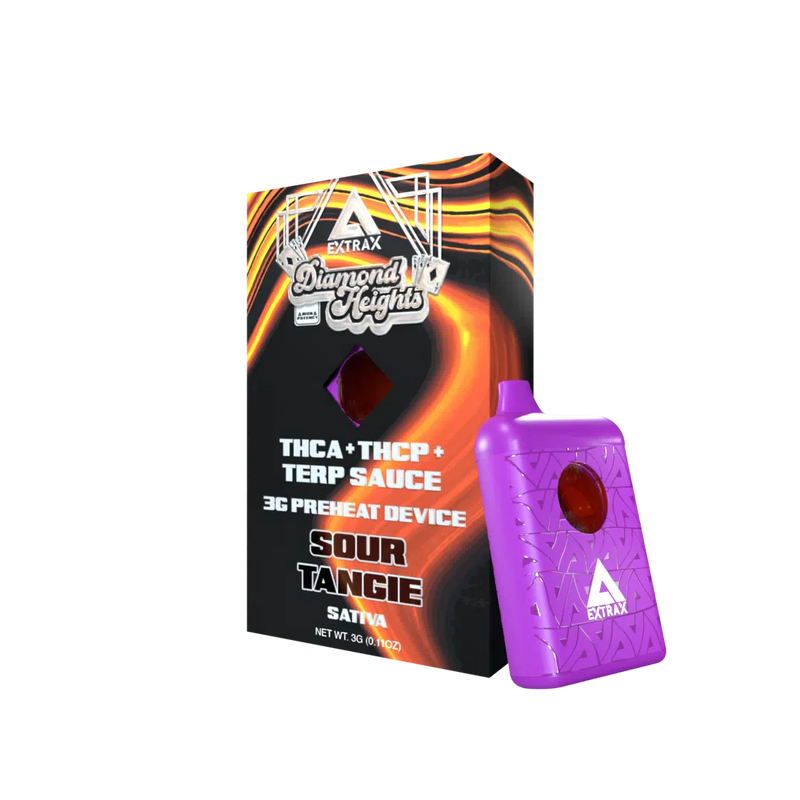 Extrax Diamond Heights 3g THC-A+THC-P Terp Sauce Preheat Device 1ct Disposable Vape - Premium  from H&S WHOLESALE - Just $15! Shop now at H&S WHOLESALE