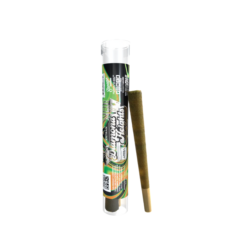 Extrax Diamond Heights 1.3g 2Exotic Indoor Prerolls THC-A 1ct Prerolls - Premium  from H&S WHOLESALE - Just $10! Shop now at H&S WHOLESALE