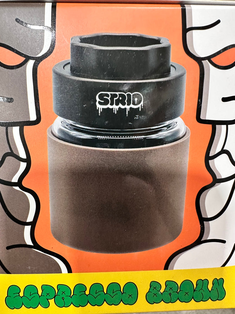 Strio Grinder Jar Aircraft Grade Aluminum Magnetic Grinder With Extra Large Glass Jar 4pc 1ct - Premium  from H&S WHOLESALE - Just $20! Shop now at H&S WHOLESALE