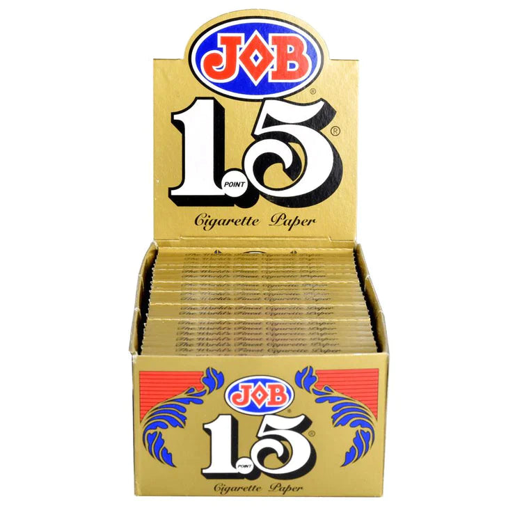 Job gold Rolling Paper 24ct Display - Premium  from H&S WHOLESALE - Just $43! Shop now at H&S WHOLESALE