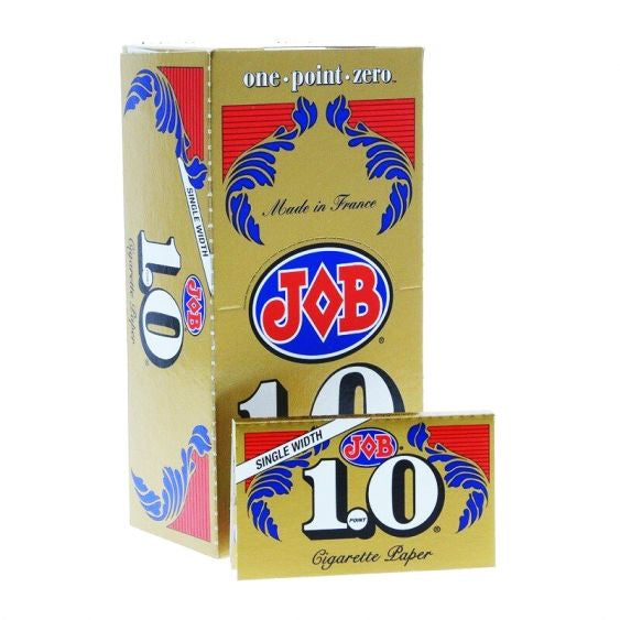 Job gold Rolling Paper 24ct Display - Premium  from H&S WHOLESALE - Just $43! Shop now at H&S WHOLESALE