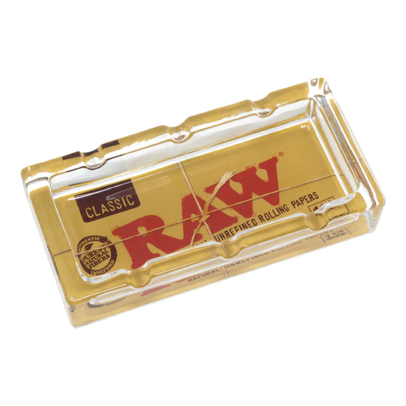 Raw Glass Ashtray Classic Pack 1ct Box - Premium  from H&S WHOLESALE - Just $5.99! Shop now at H&S WHOLESALE