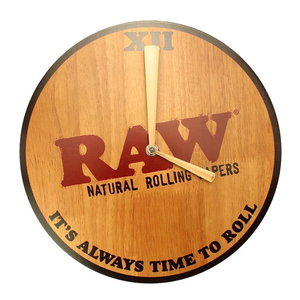 Raw Wooden Wall Clock 1ct - Premium  from H&S WHOLESALE - Just $32! Shop now at H&S WHOLESALE