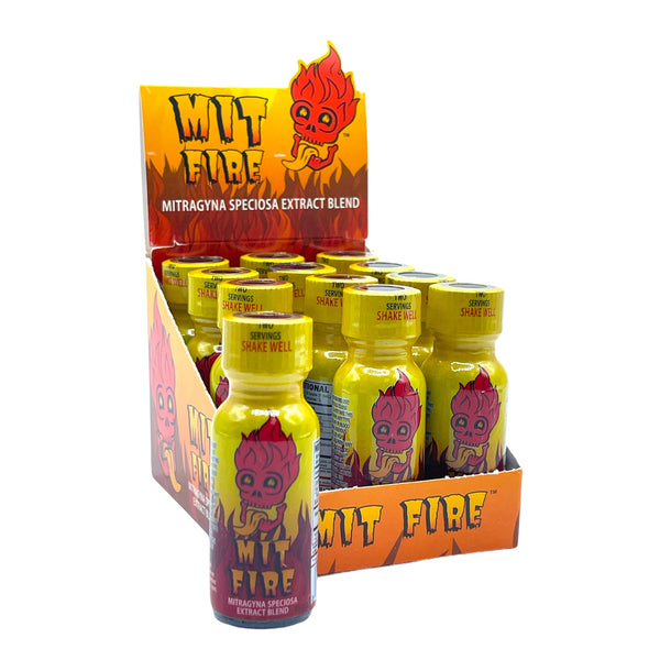 MIT Fire Kratom Extract Liquid Shot 12ct Display - Premium  from H&S WHOLESALE - Just $125! Shop now at H&S WHOLESALE