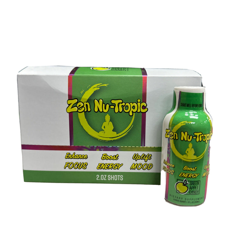 Zen Nu-Tropic Shots 12ct Display - Premium  from H&S WHOLESALE - Just $35! Shop now at H&S WHOLESALE