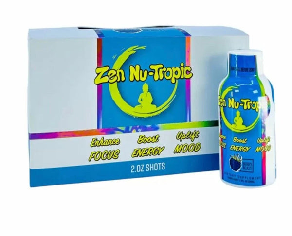 Zen Nu-Tropic Shots 12ct Display - Premium  from H&S WHOLESALE - Just $35! Shop now at H&S WHOLESALE