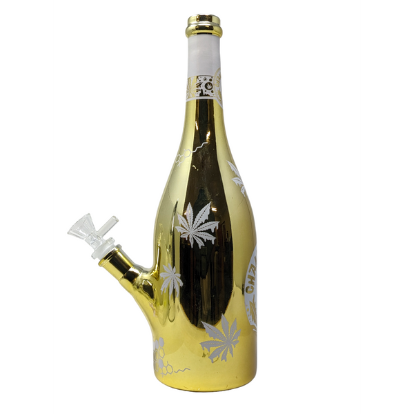 12’’ Champagne Bottle Water Pipe 1ct 2503 - Premium  from H&S WHOLESALE - Just $40! Shop now at H&S WHOLESALE