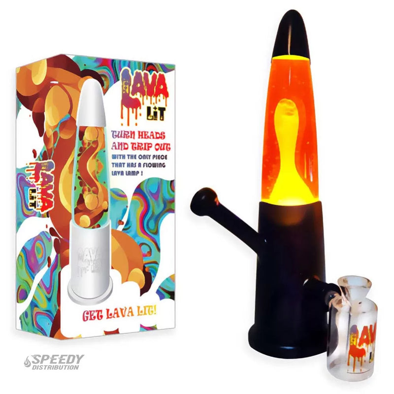 Lava Lit Lava Lamp Water Pipe 3 Attachment 1ct - Premium  from H&S WHOLESALE - Just $65! Shop now at H&S WHOLESALE