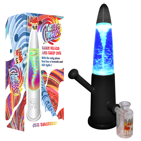 Lava Lit Lava Lamp Water Pipe 3 Attachment 1ct - Premium  from H&S WHOLESALE - Just $65! Shop now at H&S WHOLESALE
