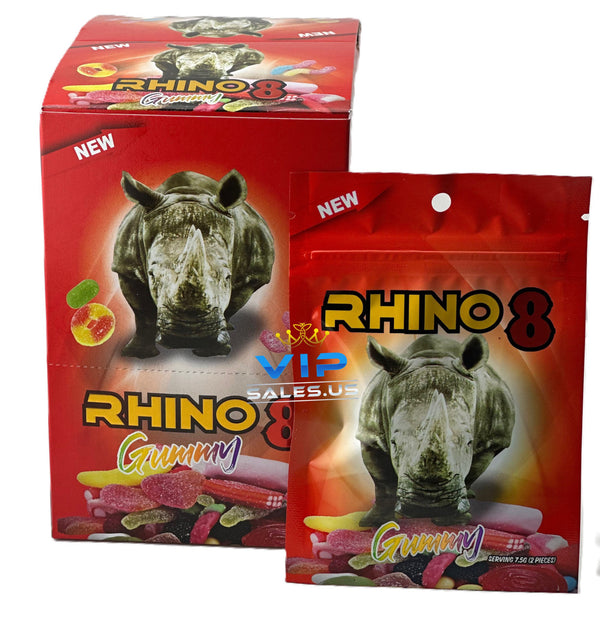Rhino 8 Gummies 24ct - Premium  from H&S WHOLESALE - Just $24! Shop now at H&S WHOLESALE
