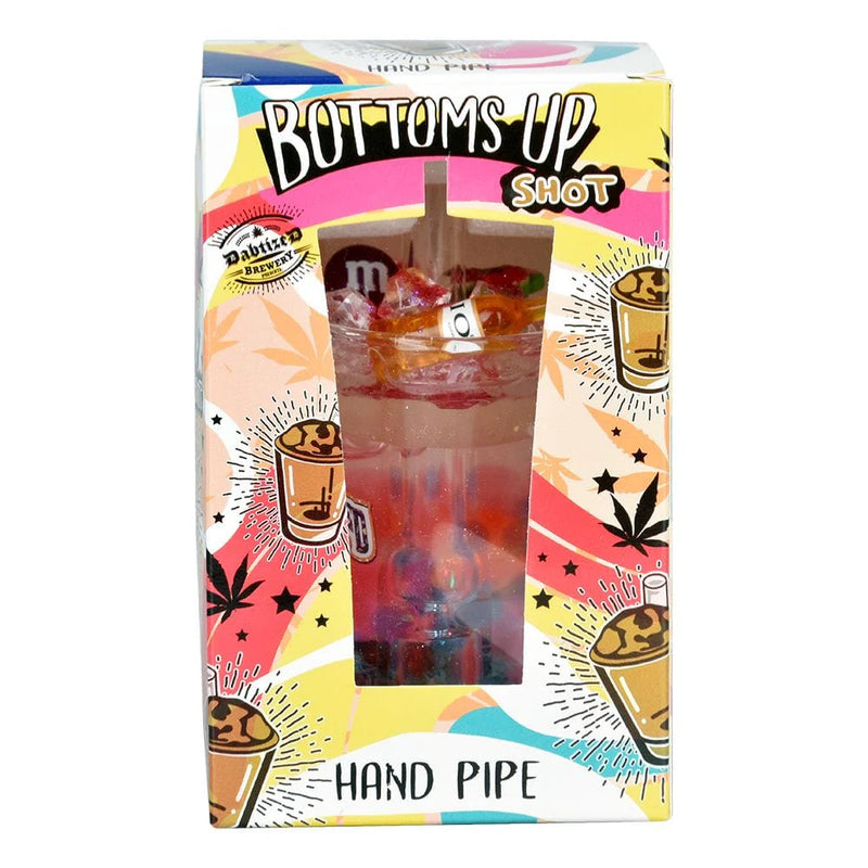 Dabtized Bottoms Up Shot 2 in 1 Hand Pipe & Honey Straw - Premium  from H&S WHOLESALE - Just $18! Shop now at H&S WHOLESALE