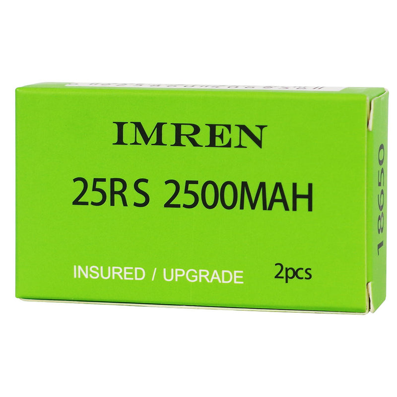 Imren batteries Insured Upgrade 2pc - Premium  from H&S WHOLESALE - Just $12.25! Shop now at H&S WHOLESALE