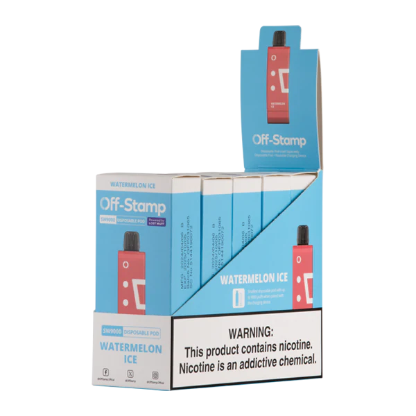 Off-Stamp SW9000 Puffs Pods Only 50mg Power By Lost Mary Display Vape 5ct Box - Premium  from H&S WHOLESALE - Just $25! Shop now at H&S WHOLESALE