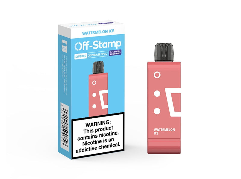 Off-Stamp SW9000 Puffs Pods Only 50mg Power By Lost Mary Display Vape 5ct Box - Premium  from H&S WHOLESALE - Just $25! Shop now at H&S WHOLESALE