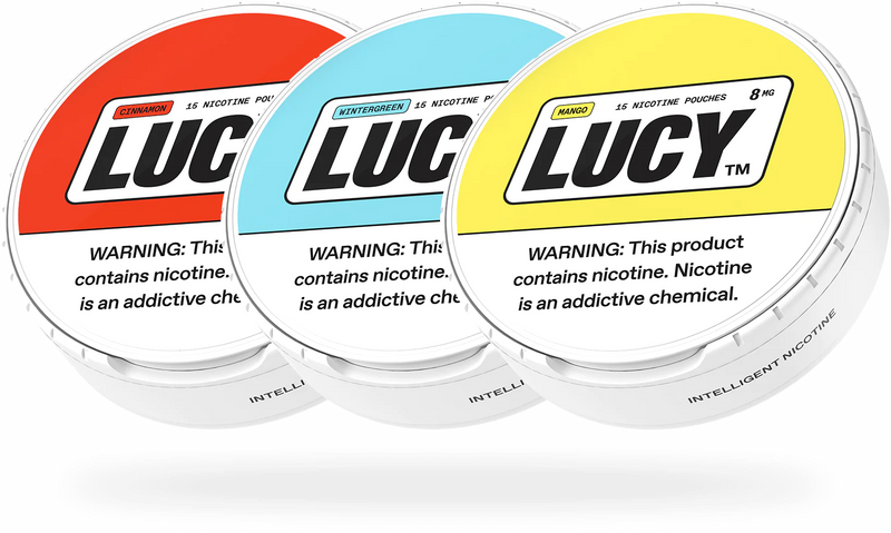 Lucy- Nicotine pouches 5ct ￼ - Premium  from H&S WHOLESALE - Just $19.75! Shop now at H&S WHOLESALE