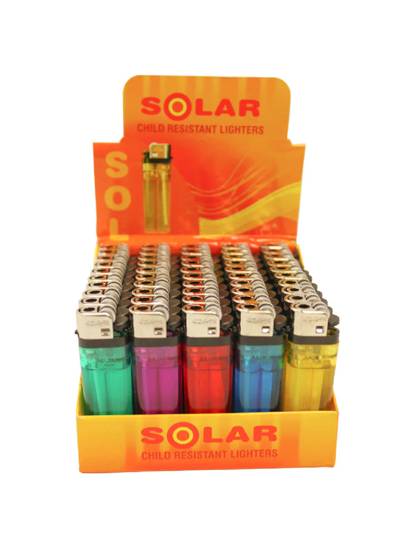 Solar Lite Lighters 50ct Box - Premium  from H&S WHOLESALE - Just $7.99! Shop now at H&S WHOLESALE