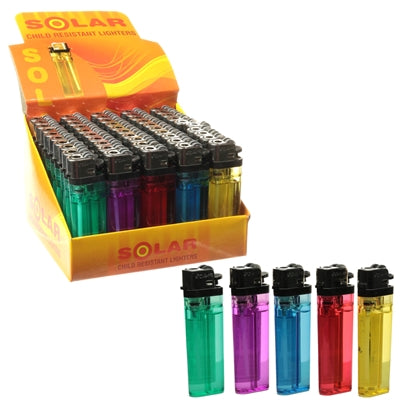 Solar Lite Lighters 50ct Box - Premium  from H&S WHOLESALE - Just $7.99! Shop now at H&S WHOLESALE