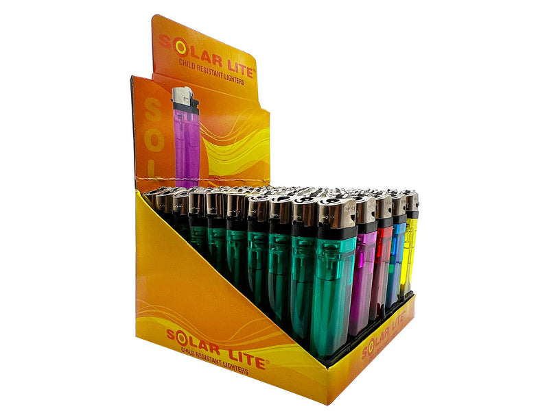 Solar Lite Lighters 50ct Box - Premium  from H&S WHOLESALE - Just $7.99! Shop now at H&S WHOLESALE