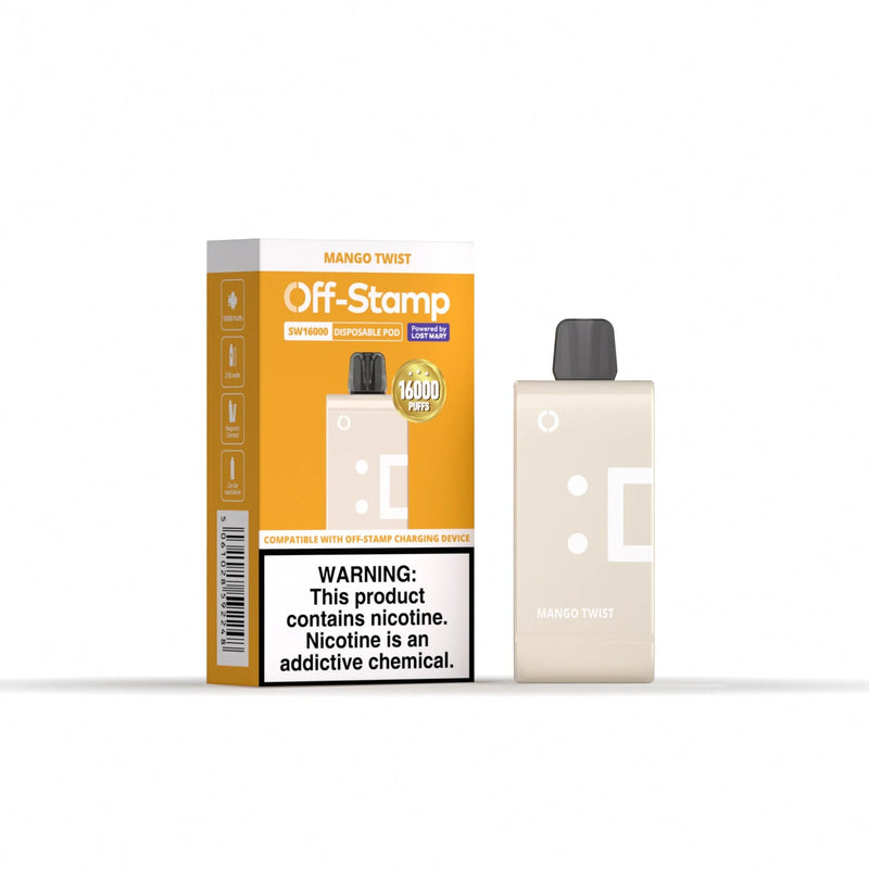 Off-Stamp SW16,000 Puffs Pods Disposable By Lost Mary 5ct Box - Premium  from Coming soon - Just $35! Shop now at H&S WHOLESALE