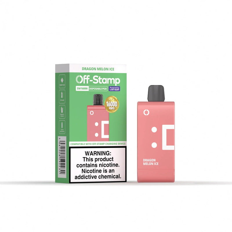 Off-Stamp SW16,000 Puffs Pods Disposable By Lost Mary 5ct Box - Premium  from Coming soon - Just $35! Shop now at H&S WHOLESALE