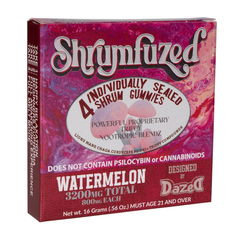 Dazed Shrumfuzed 4pk Gummies 3200mg 10ct - Premium  from H&S WHOLESALE - Just $100! Shop now at H&S WHOLESALE