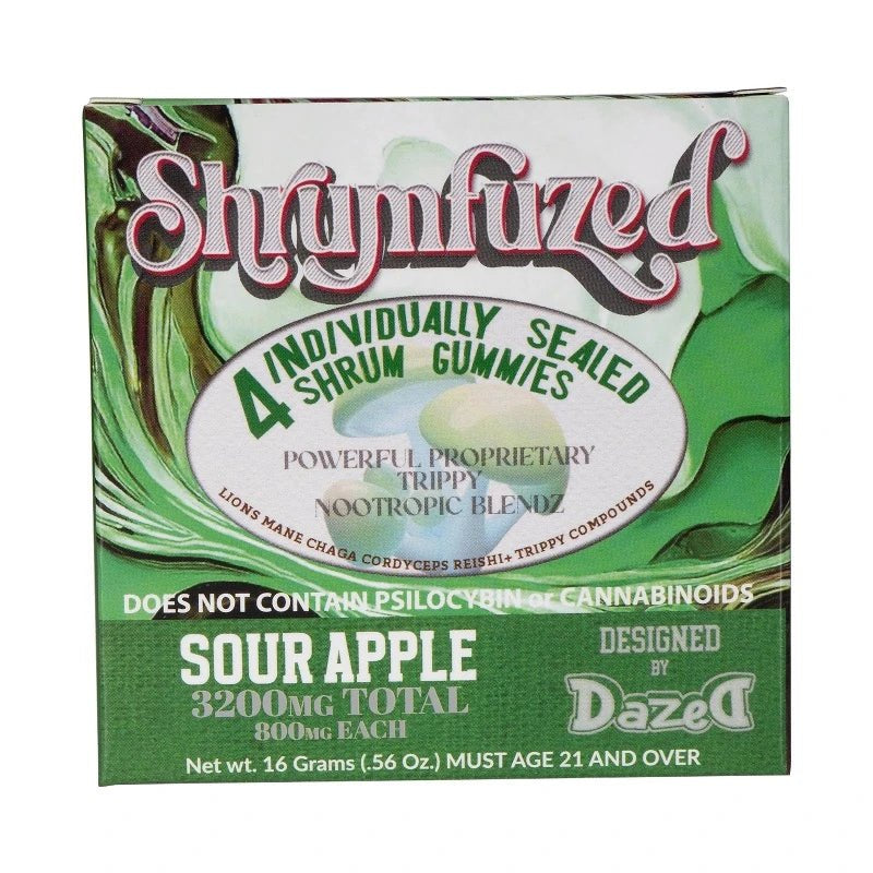 Dazed Shrumfuzed 4pk Gummies 3200mg 10ct - Premium  from H&S WHOLESALE - Just $100! Shop now at H&S WHOLESALE