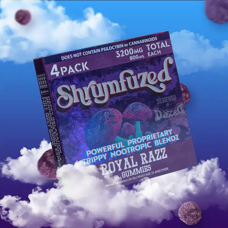 Dazed Shrumfuzed 4pk Gummies 3200mg 10ct - Premium  from H&S WHOLESALE - Just $100! Shop now at H&S WHOLESALE