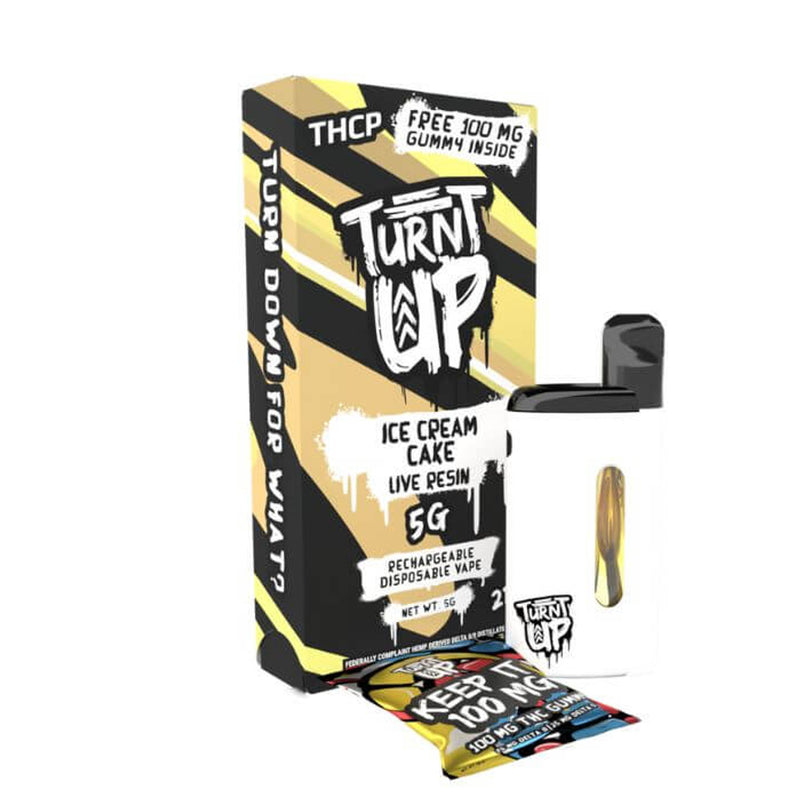 Turnt Up Keep It100 THC 5g Live Resin Disposable Vape 5ct Box - Premium  from H&S WHOLESALE - Just $85! Shop now at H&S WHOLESALE