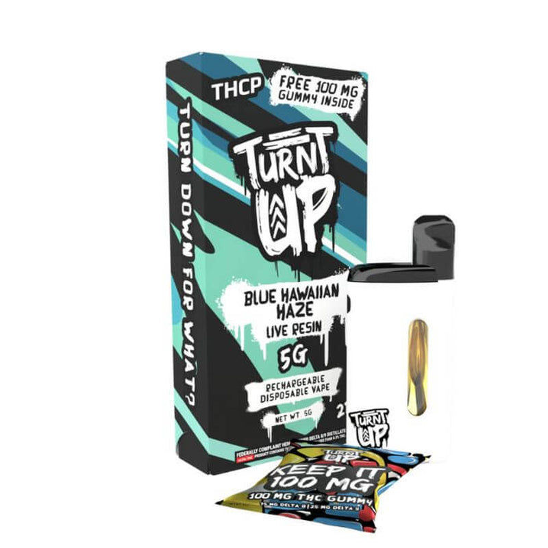 Turnt Up Keep It100 THC 5g Live Resin Disposable Vape 5ct Box - Premium  from H&S WHOLESALE - Just $85! Shop now at H&S WHOLESALE