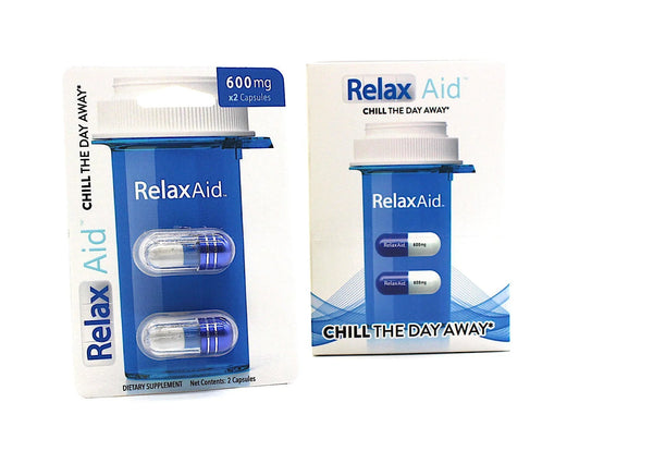 RelaxAid 2ct Capsules 600mg 6ct Box ￼ - Premium  from H&S WHOLESALE - Just $45! Shop now at H&S WHOLESALE