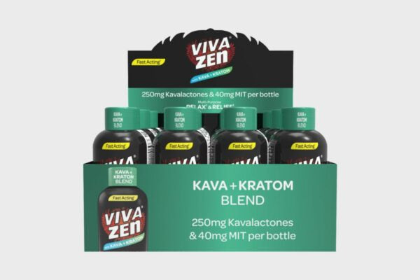 Vivazen Kava+Kratom Blend 12ct Box - Premium  from H&S WHOLESALE - Just $50! Shop now at H&S WHOLESALE