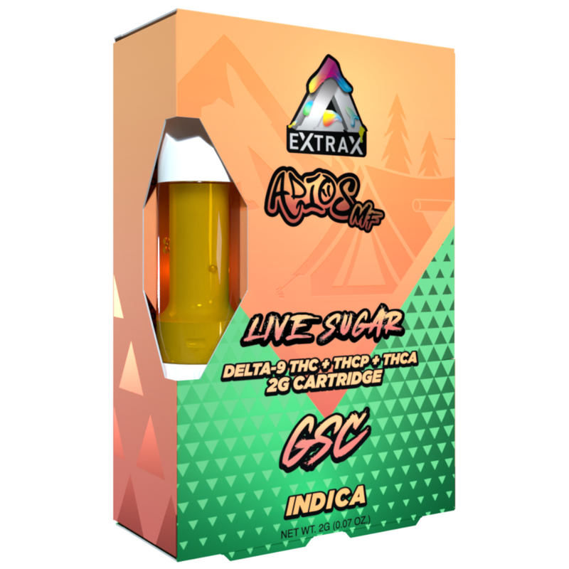 Extrax 2g Live Sugar D9+THC-P+THc-A Cart 6ct - Premium  from H&S WHOLESALE - Just $84! Shop now at H&S WHOLESALE